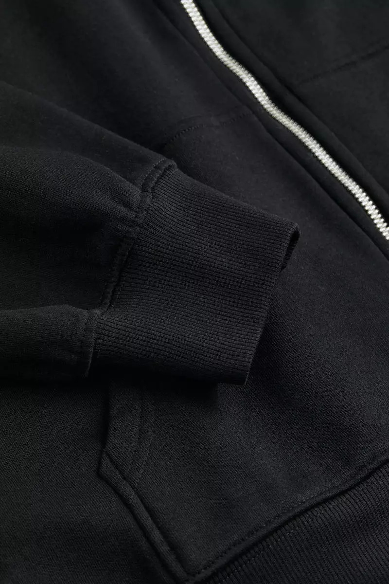 Oversized zip-through hoodie