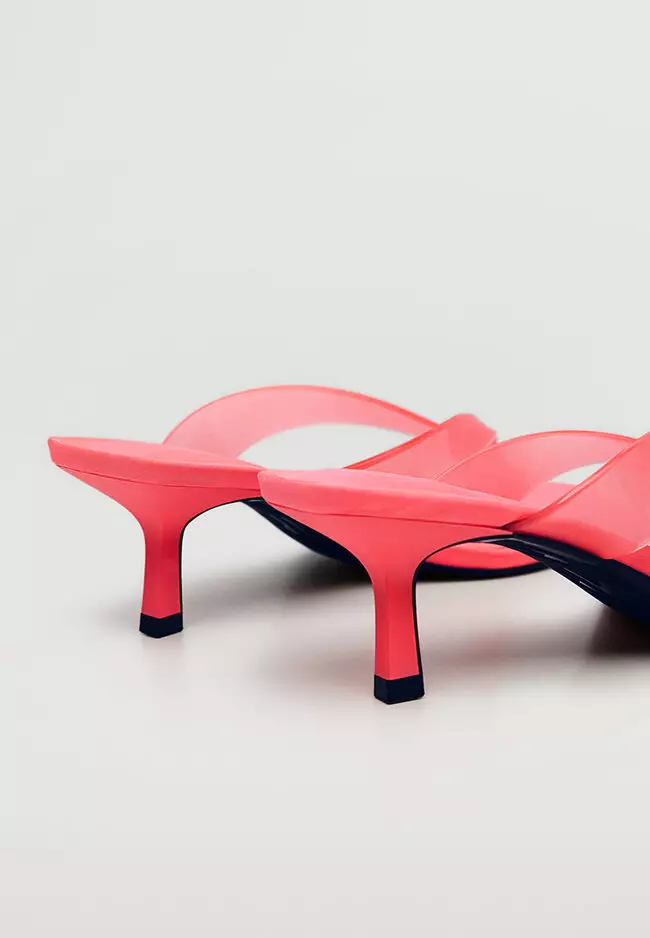 Vinyl High Sandals