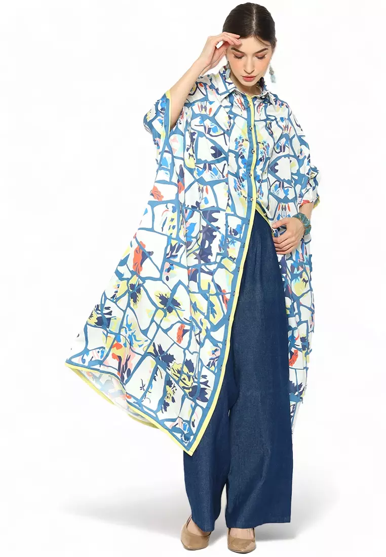 Kanzi Collared Kaftan