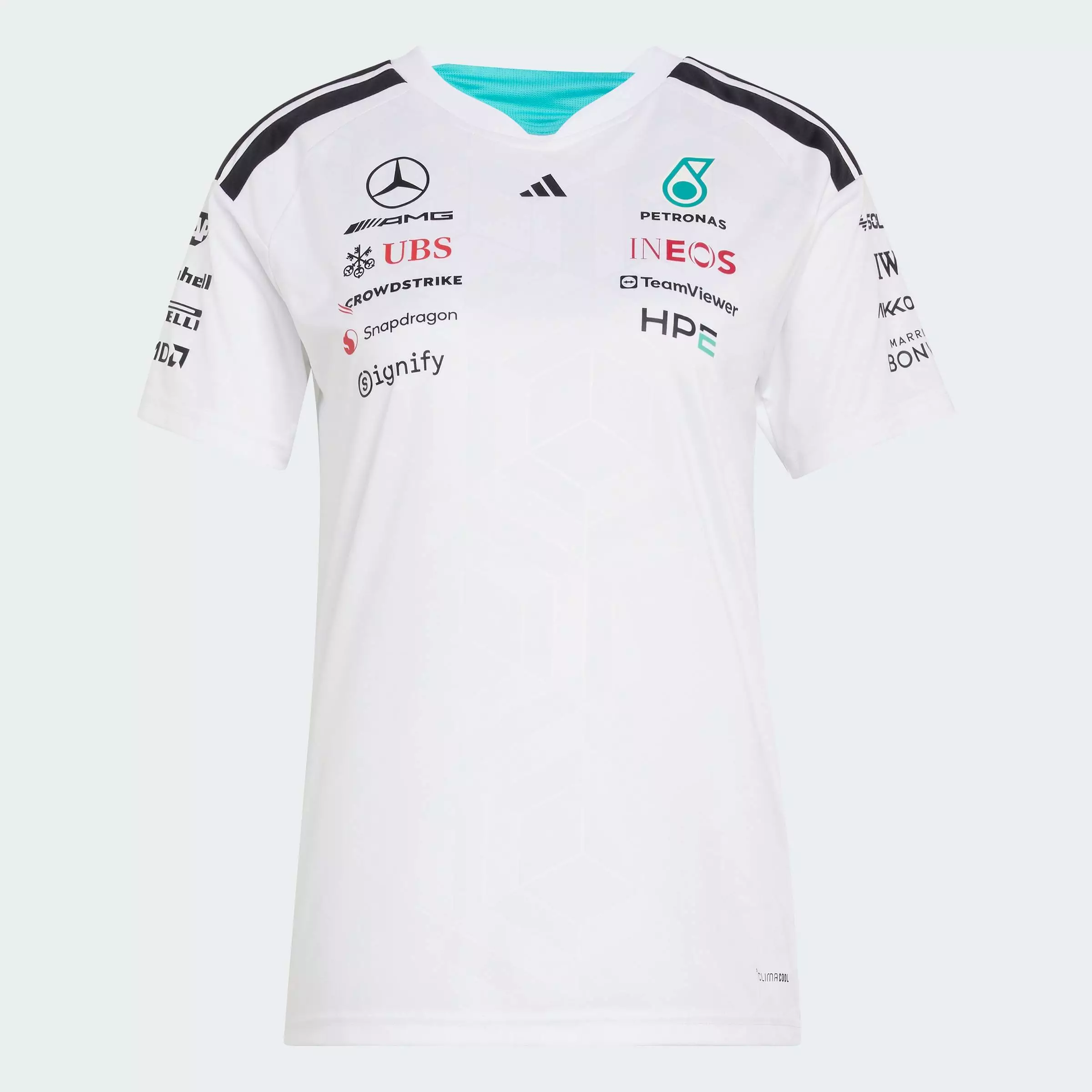 Motorsport MERCEDES - AMG PETRONAS FORMULA 1 TEAM DRIVER JERSEY Women White KF0163