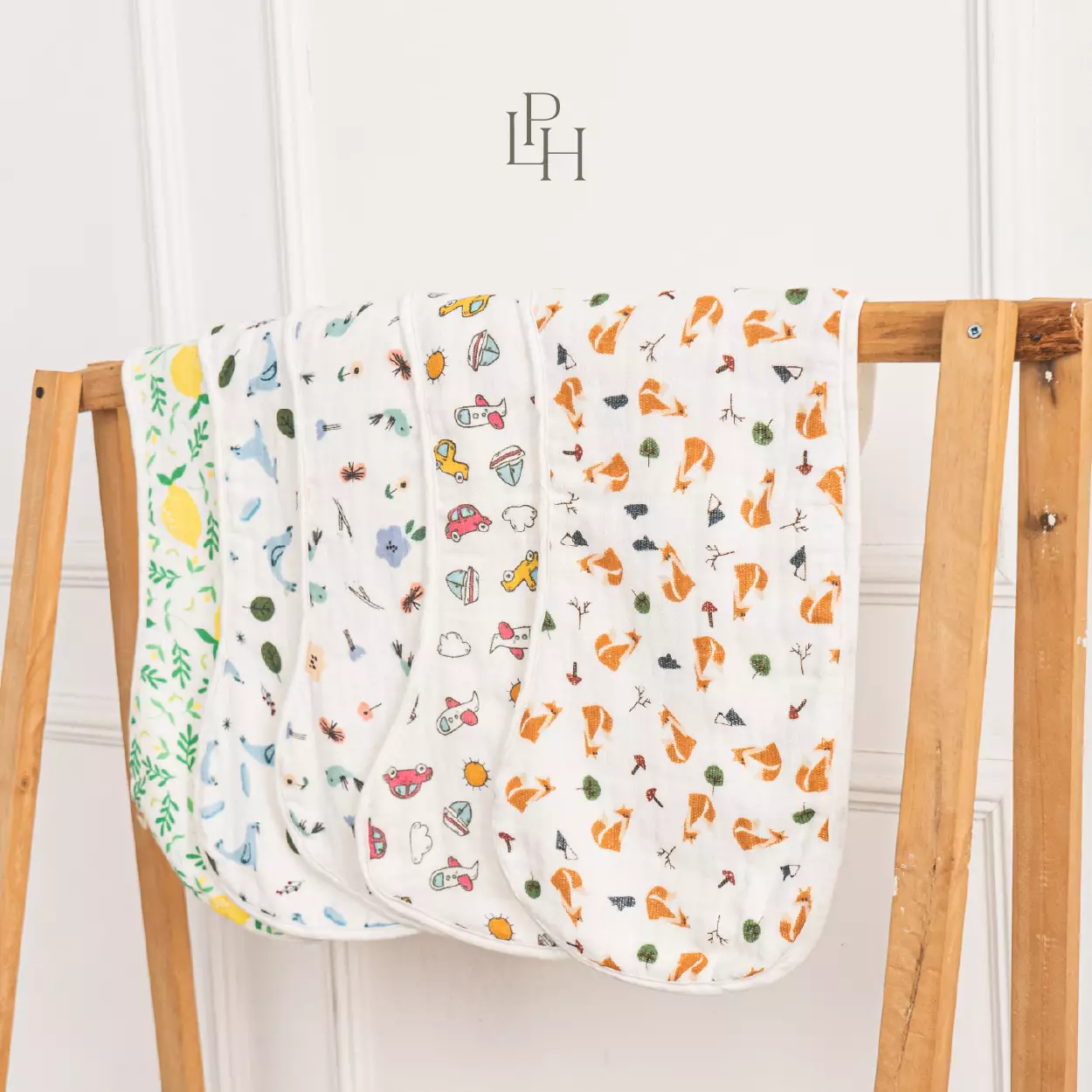 Little Palmerhaus - Burp & Bib 7.0 (Celemek Bayi) Lemon