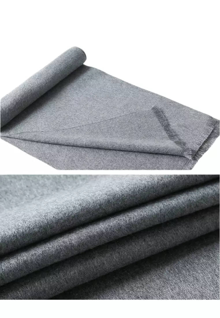 Men's Warm Scarf for Autumn and Winter - Thick Korean Style Long, Versatile Scarf