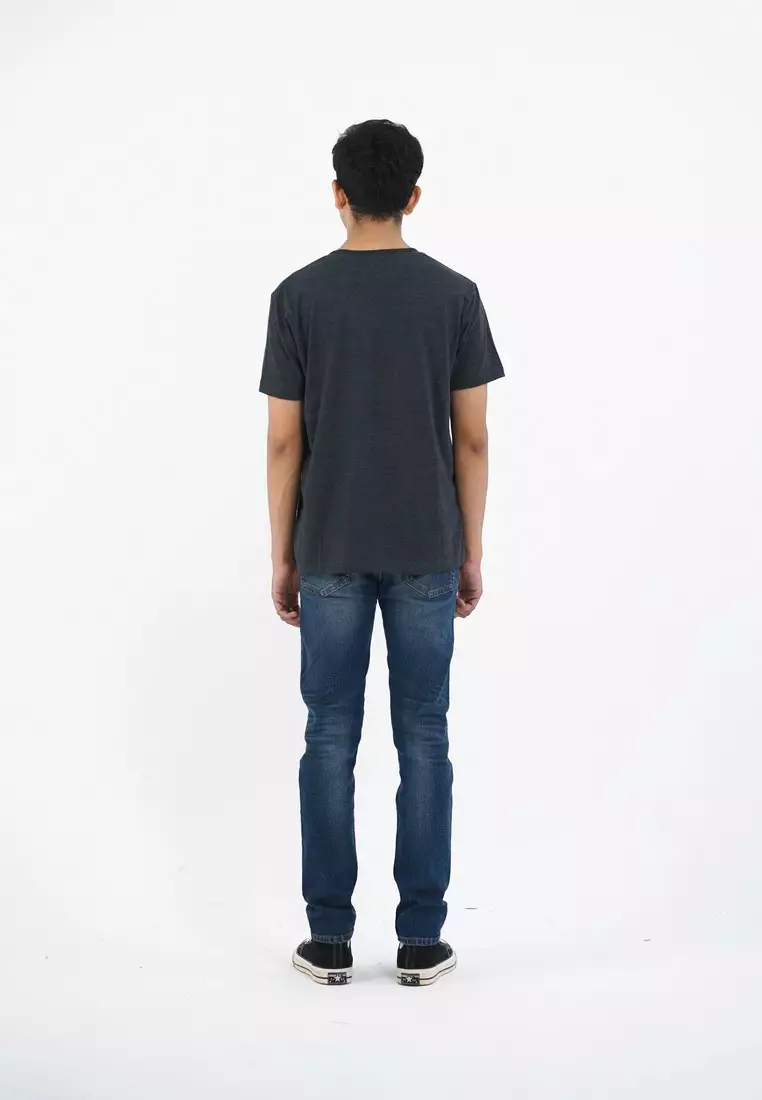 3Second Men's T-Shirt Short Sleeve Regular Fit Cotton Tally C520125