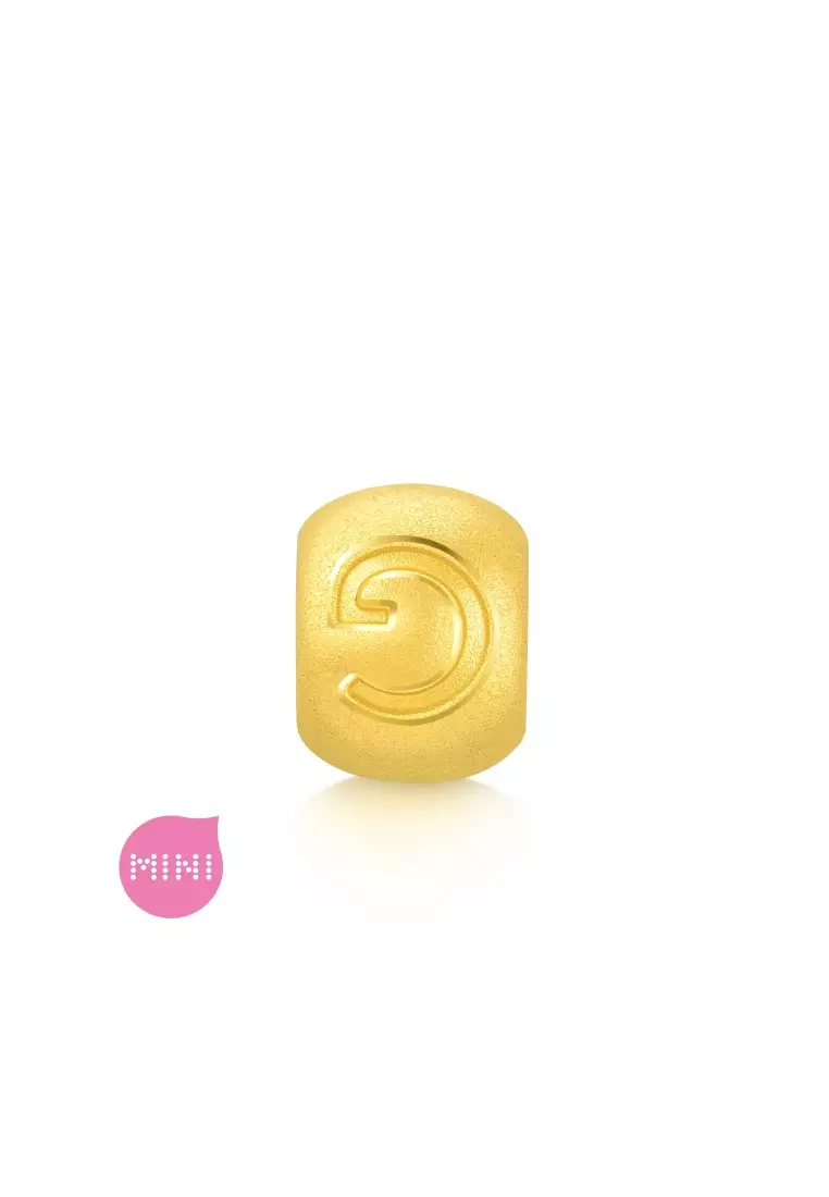 Charme 999 24K Gold Letter G Alphabet Charm 92902C (Bracelet not included)