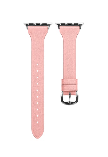 Kings Collection pink Pink Genuine Leather Apple Watch Band 42MM / 44MM (for small wrist) (KCWATCH1081a) C5B32ACE88FE8FGS_1