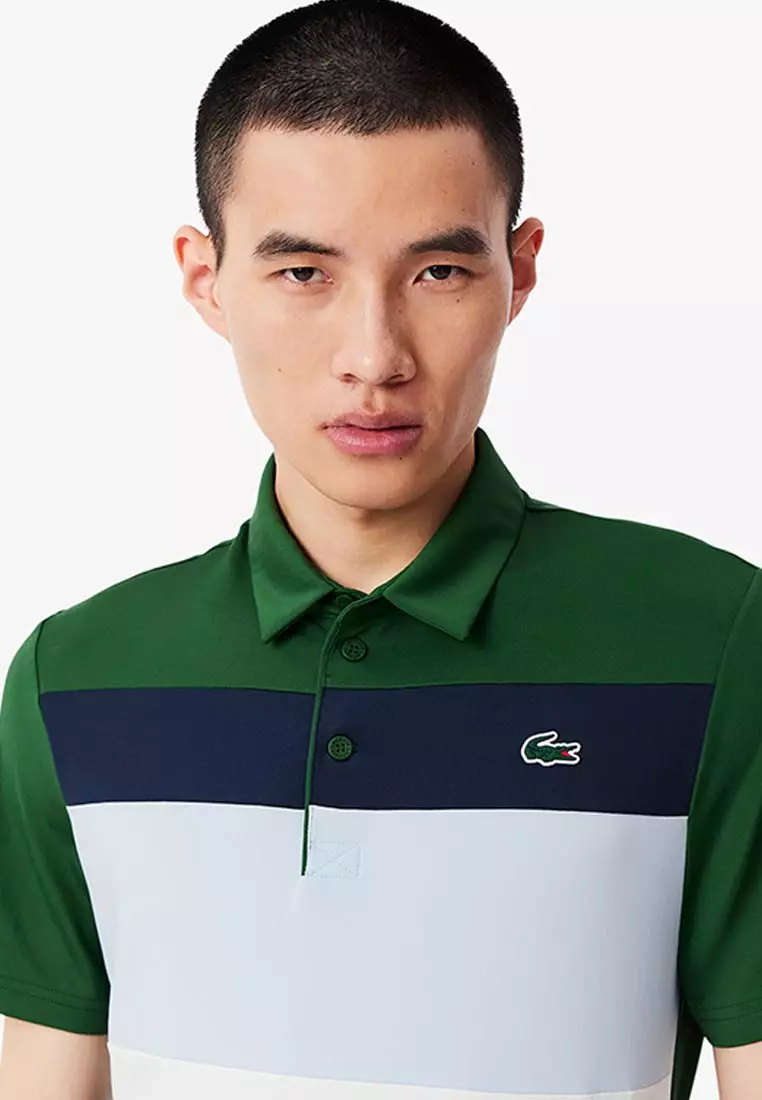 Regular Fit Colour-Block Golf Polo Shirt