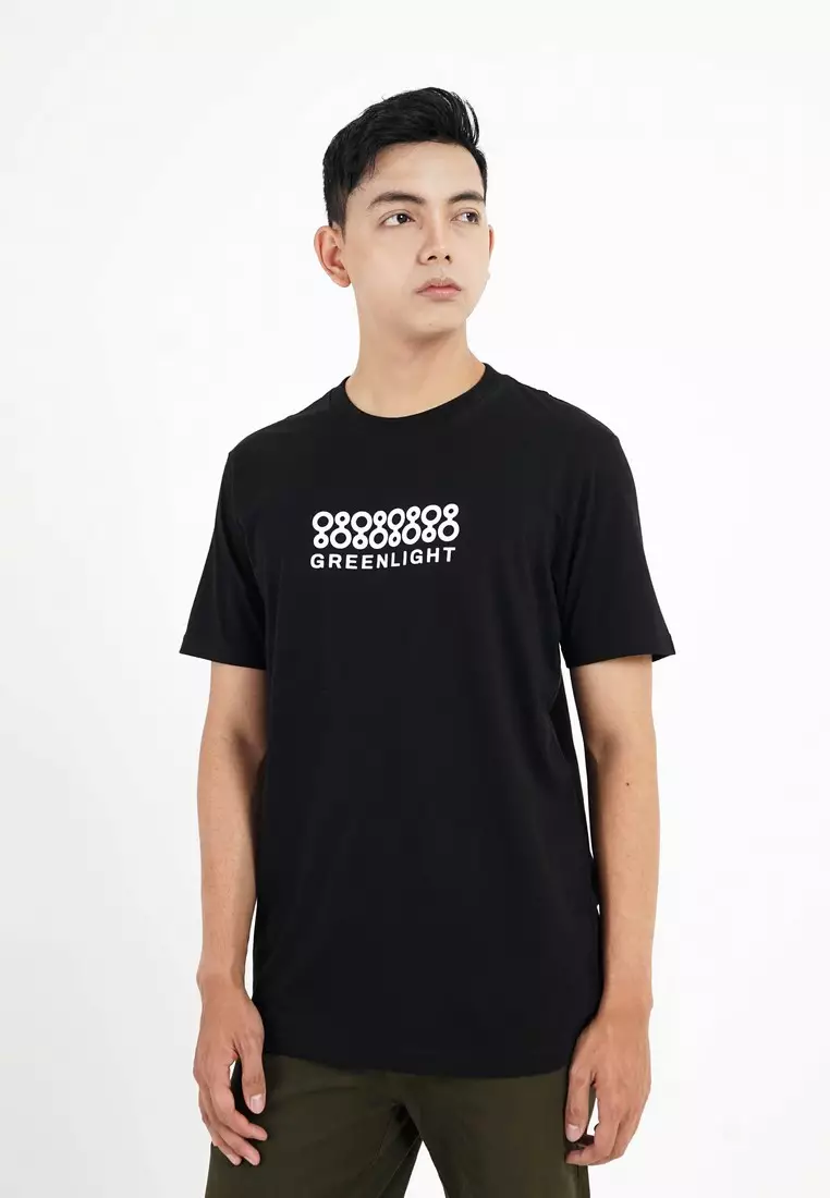 Greenlight Men's T-Shirt Short Sleeve Regular Fit Cotton Biman OL-C381124
