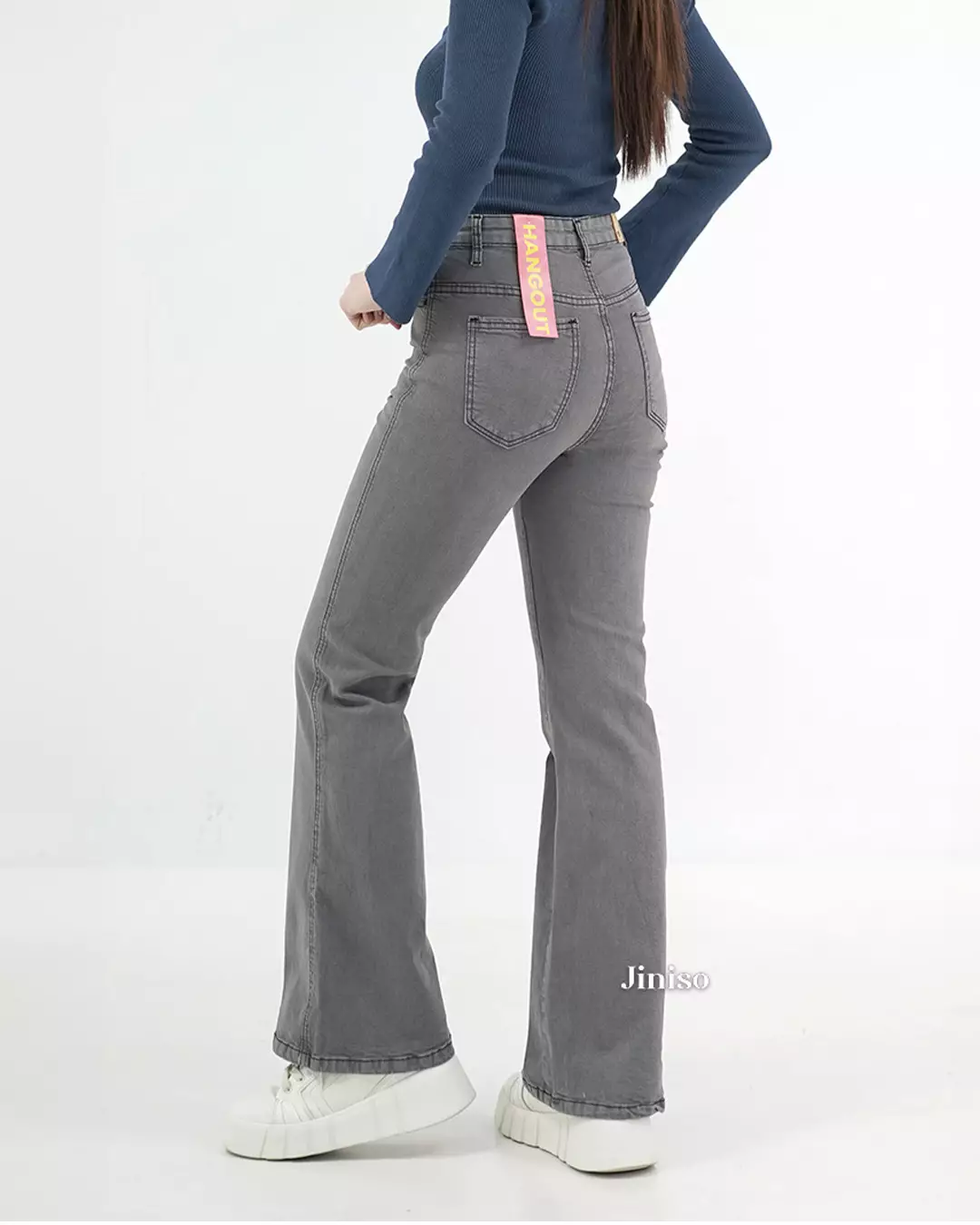 Highwaist Stretch Cutbray Pocket Jeans 711 HANGOUT