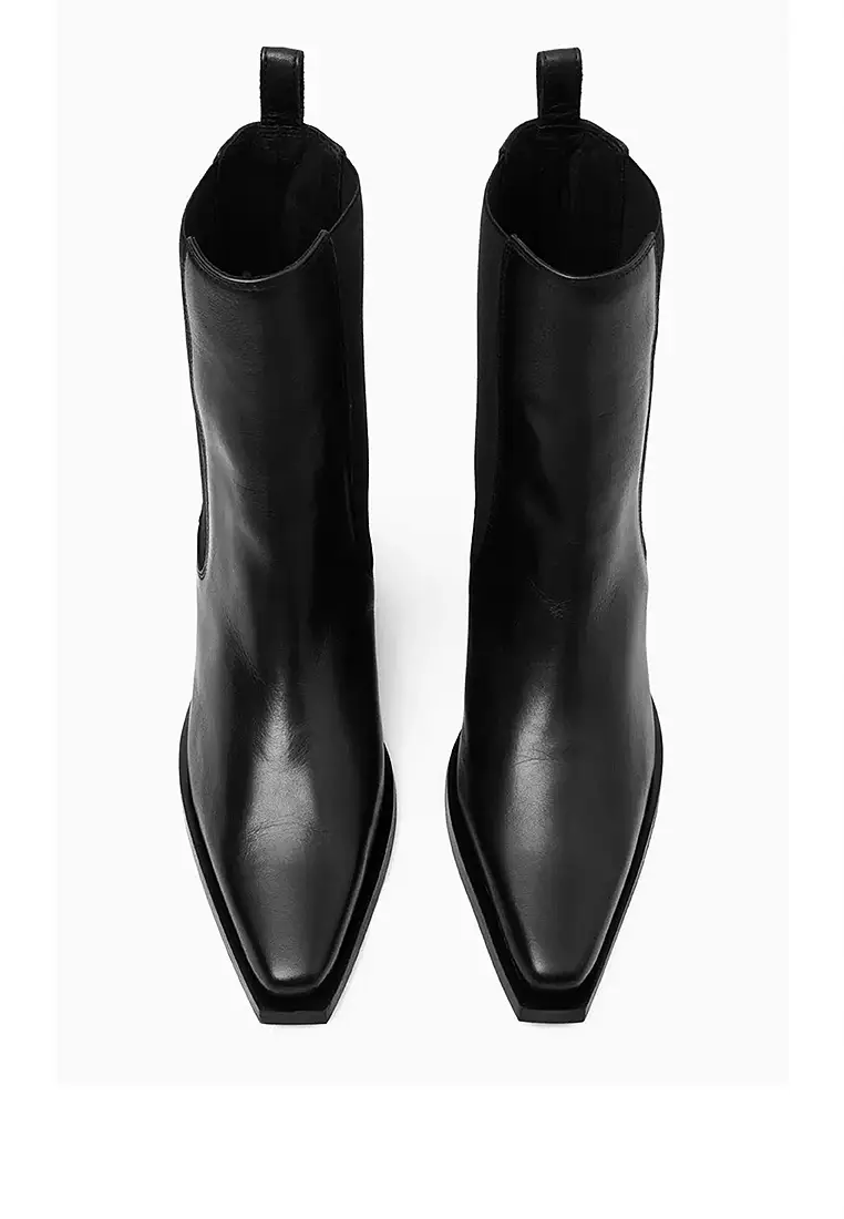 Buy COS Leather Cowboy Chelsea Boots Online | ZALORA Malaysia