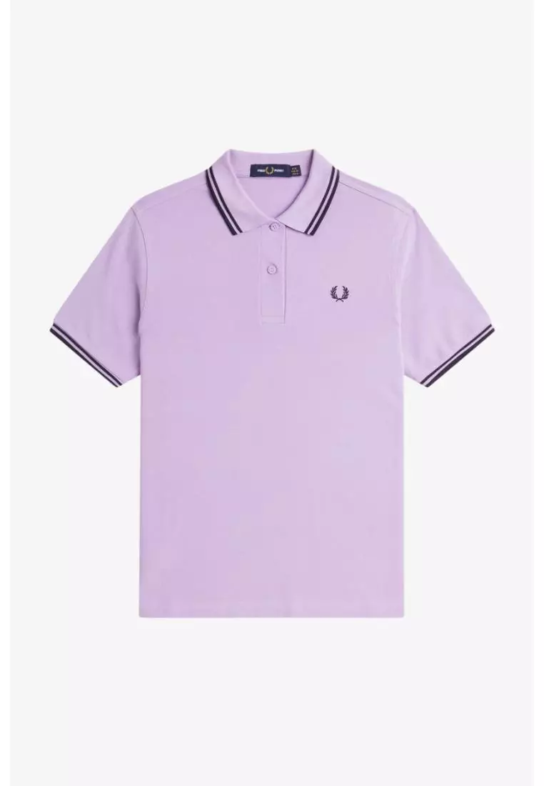 Fred Perry G3600 Twin Tipped Fred Perry Shirt (Ultra Violet / Navy / Navy)