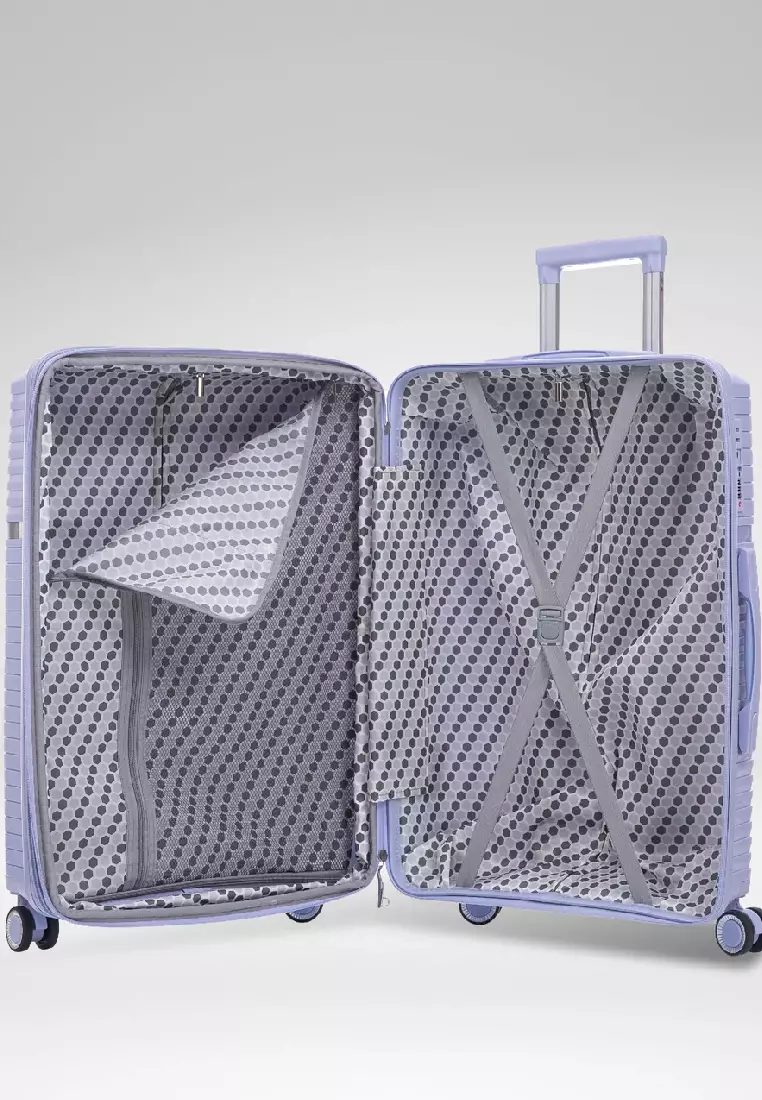 URBANlite Ridge 2.0 (24") Polypropylene [PP] Hard Case TSA Lock Expandable 8-Wheels Spinner Luggage ULH24908