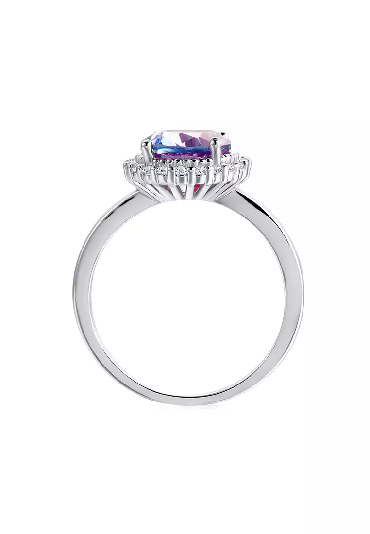 [Alexandrite Collection] Solnechnyy Svet Alexandrite Silver Ring - Cincin Alexandrite S925 by Her Jewellery