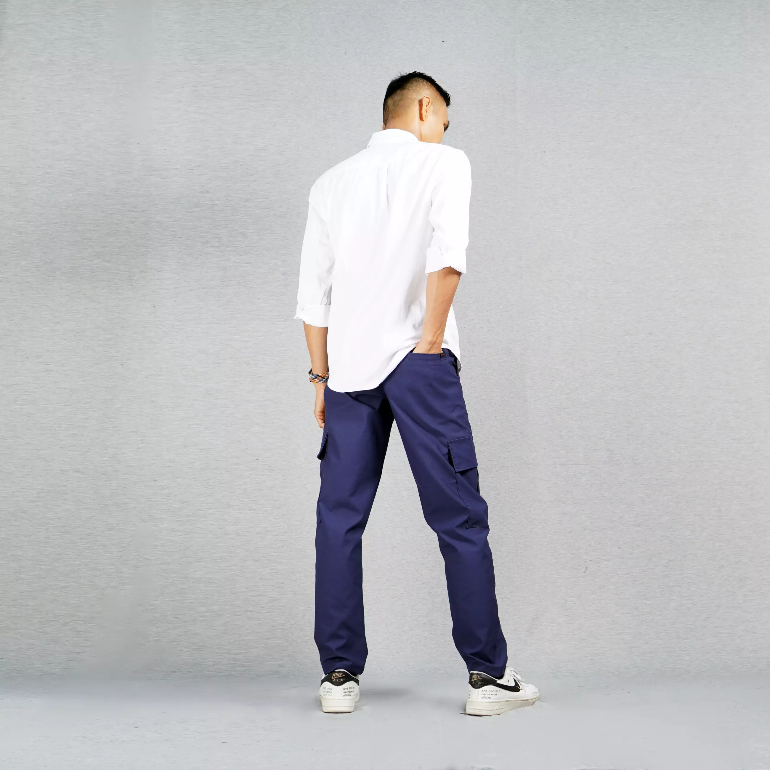  RAYMOND Celana Tactical Celana Panjang Cargo Pria Cargo Pants Pria Celana Kargo - NAVY