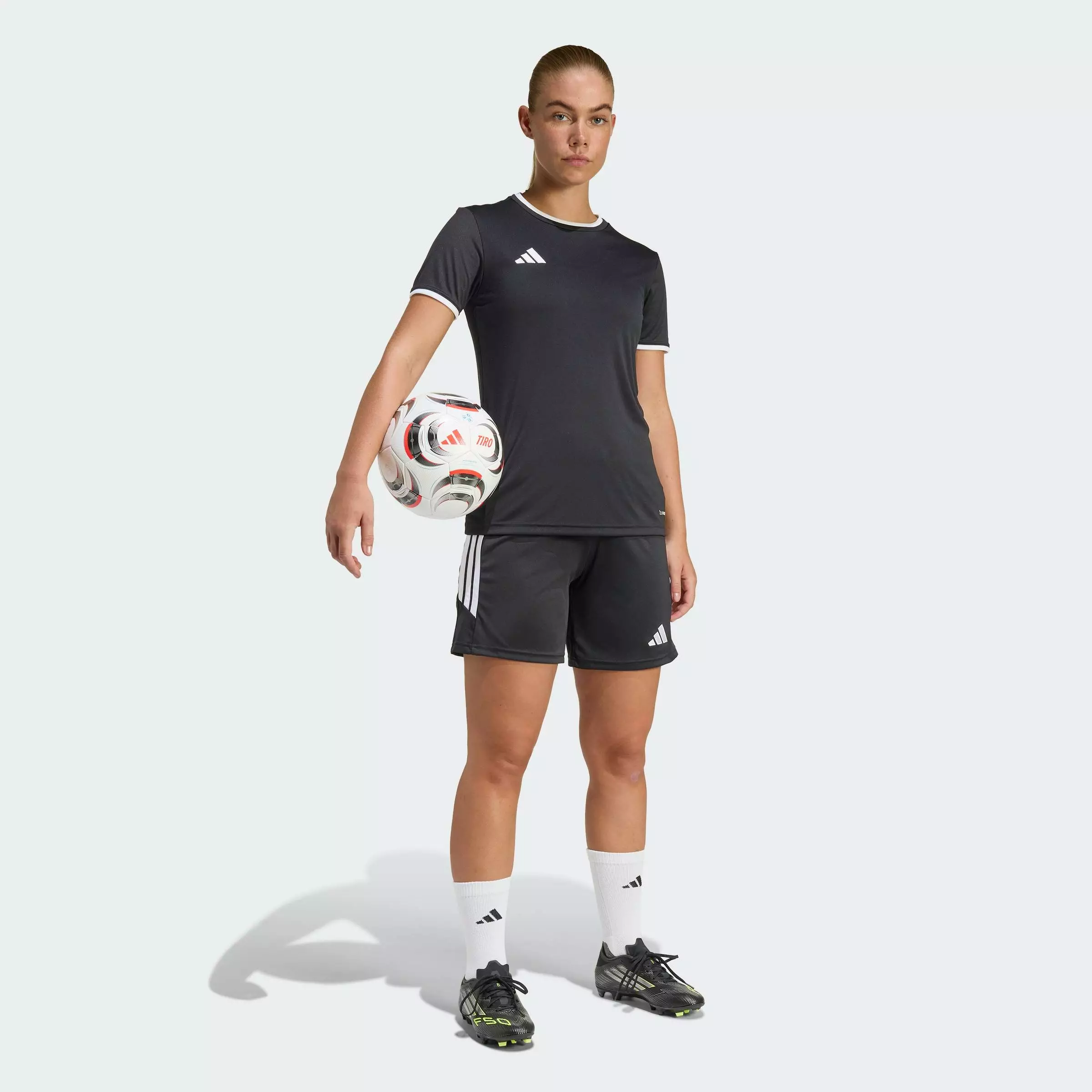Football Tiro 26 League Shorts Women Black KA8807