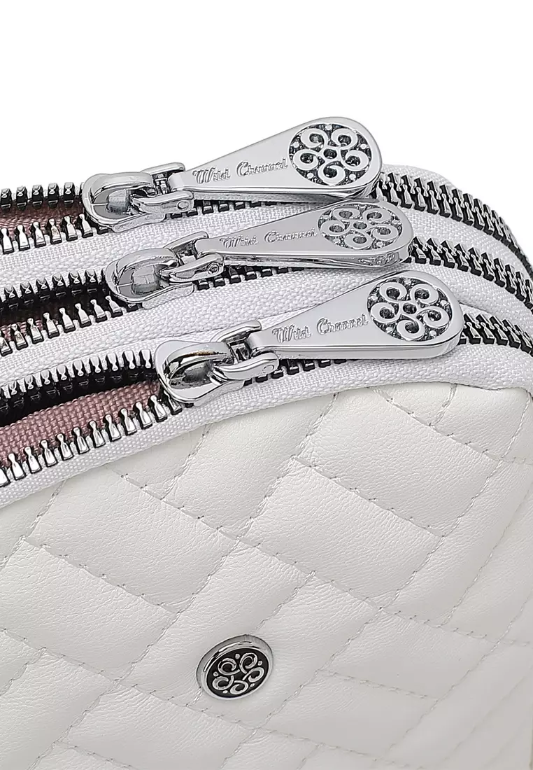 Tas Selempang / Dompet Wanita - Putih Krem (Women's Shoulder Sling Bag / Sling Purse)