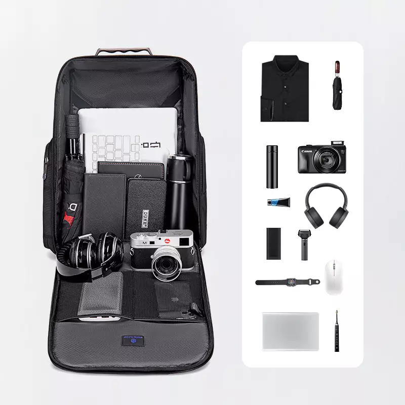 Arctic Hunter B00499 Tas Ransel Backpack Laptop Kerja pria 15.6 Inch - BLACK