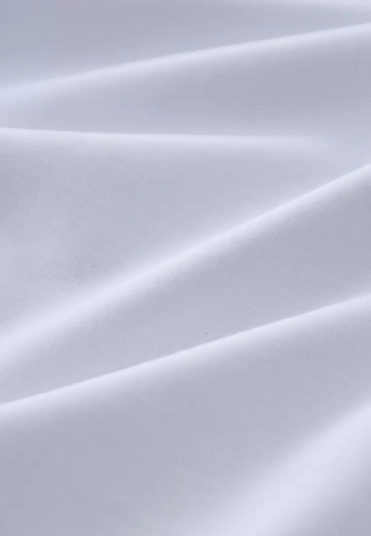 Light Grey Mercerized Cotton Crewneck T-Shirt