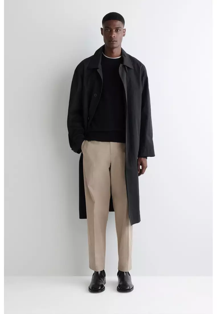 COTTON REGULAR-FIT STRAIGHT-LEG CHINOS