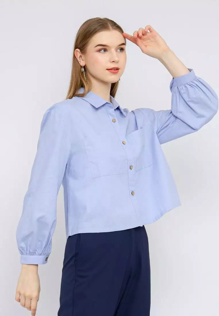 Urban Exchange Irina Blue Shirt