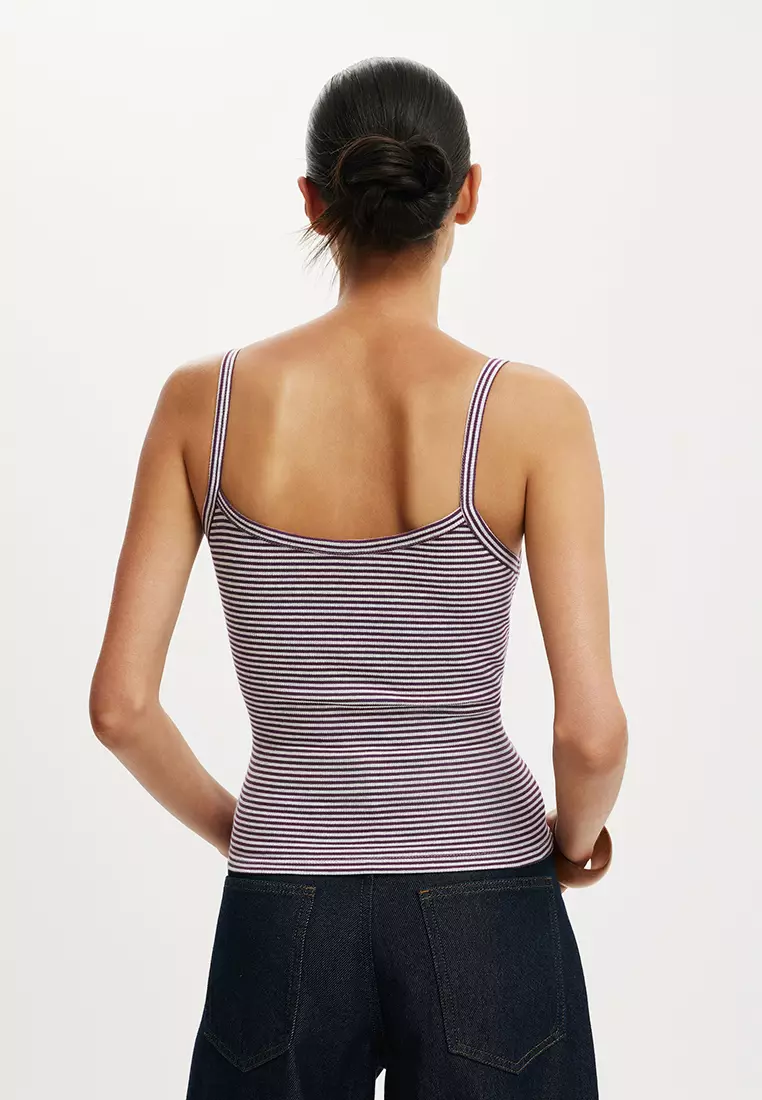 Goldie Rib Scoop Cami Top