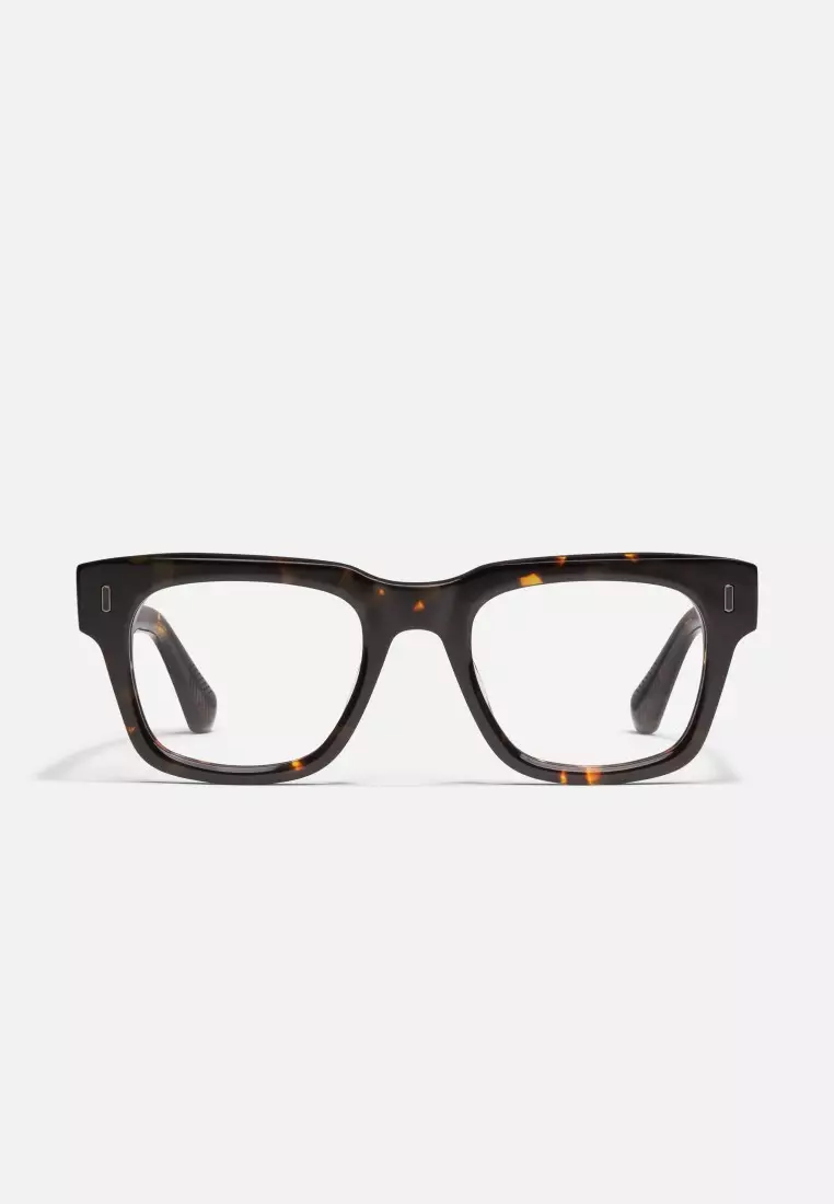 QUAY Exec 50mm Optical Eyeglasses - Dark Tort