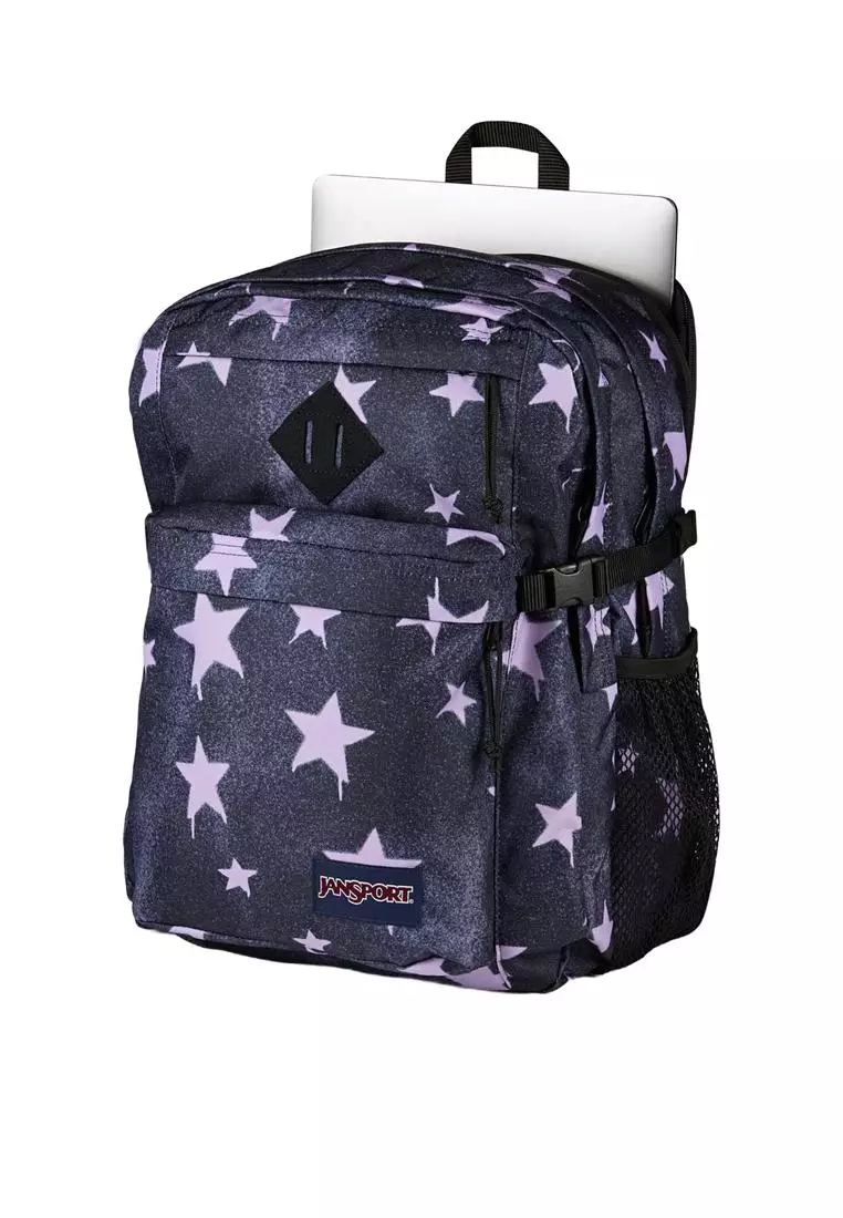 Main Campus Backpack Sprayed Stars Pastel Lilac Us 32L
