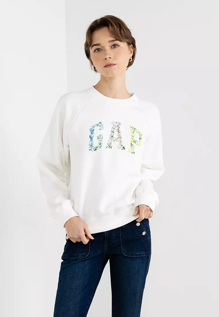 Gap white outlet sweatshirt