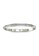 Her Jewellery silver Classic Bangle (White Gold) - Made with premium grade crystals from Austria HE210AC98KHDSG_2