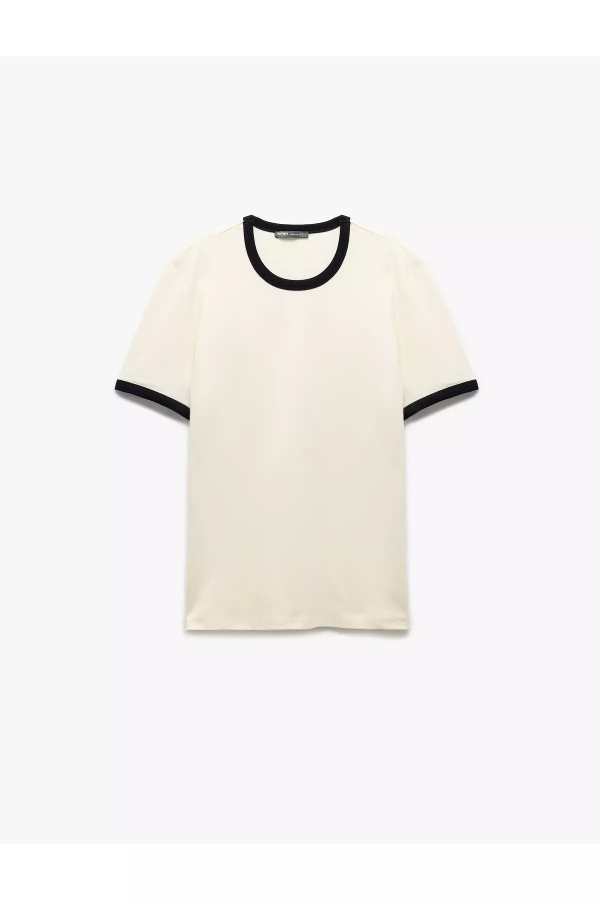 Regular Fit Bias Short Sleeve Crew Neck Men'S T-Shirt