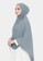 COTTON BEE silver Hijab Instan Sholihah Jumbo Syari - Lava Grey 346D5AA592F0E6GS_2