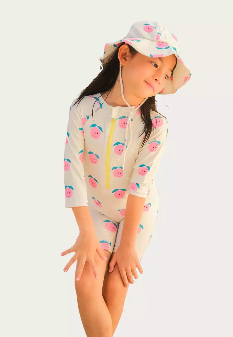 Buy Mommy Hugs Pink Pomelo Rash Guard with Hat 2023 Online ZALORA