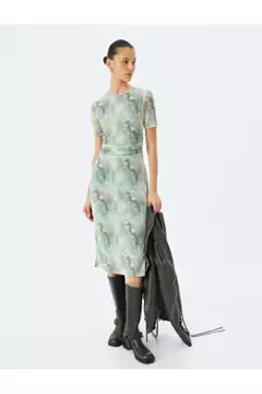 Green Patterned