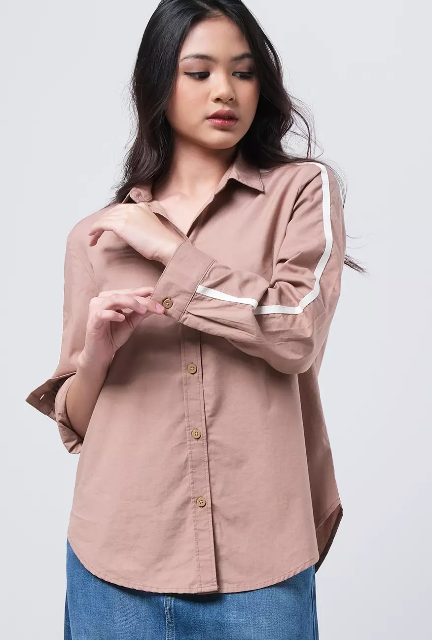 Kemeja Wanita Iris Brown