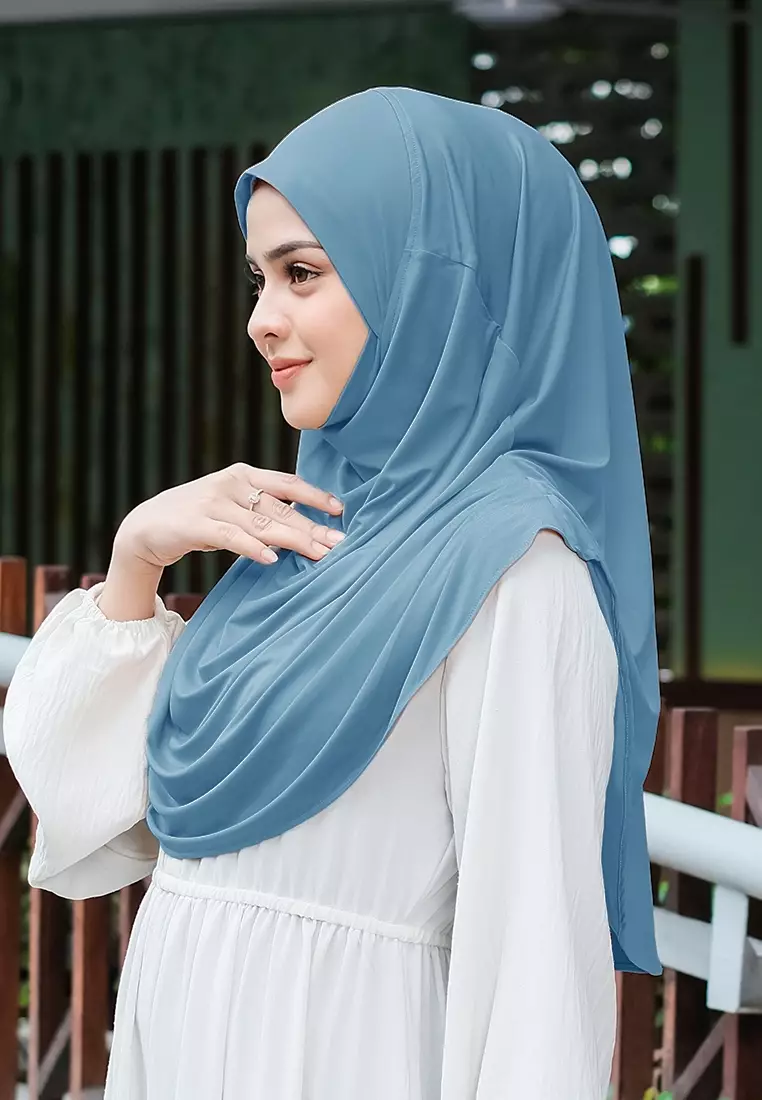 HIJAB INSTAN FATHIA - DENIM