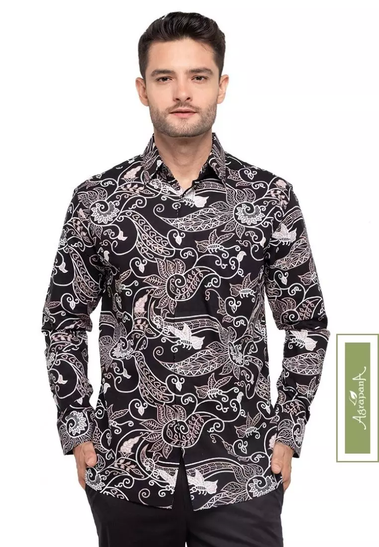 Baju batik lelaki deals