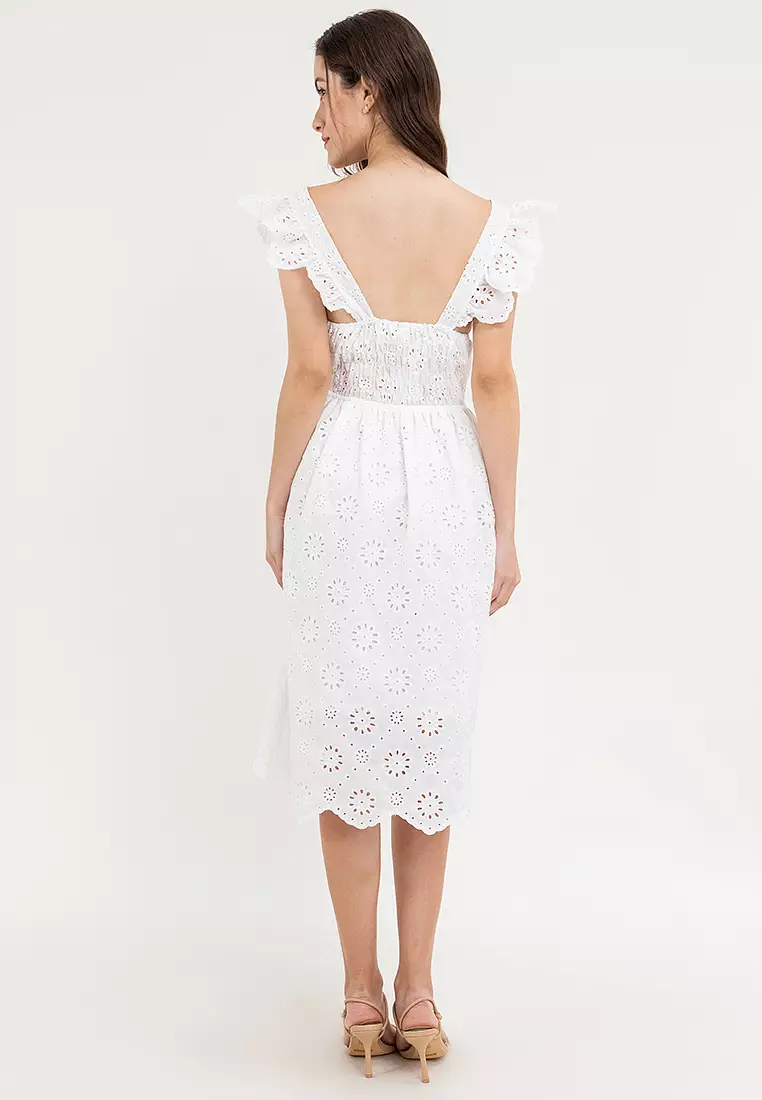 Cara Eyelet Maxidress