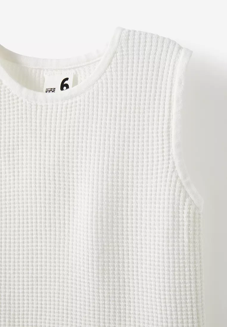 William Waffle Knit Tank Top