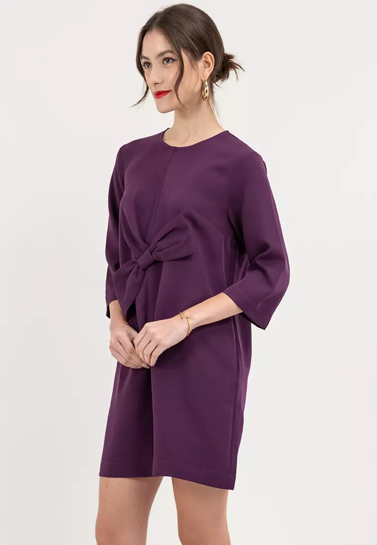 Crivian Tent Dress with Ribbon