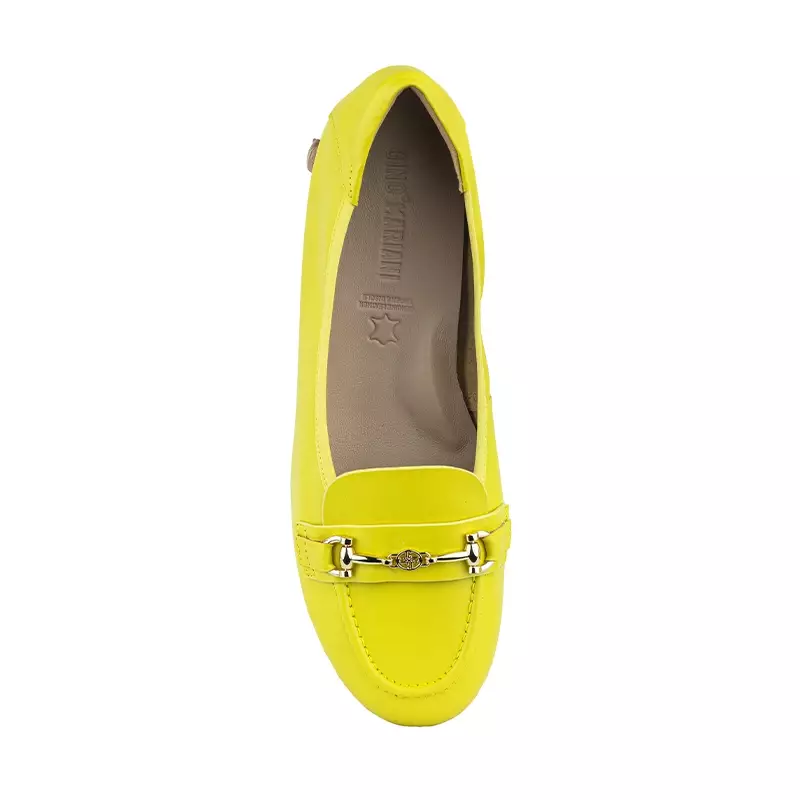 Sepatu Ballet Flats Wanita Gino Mariani Graziana Light Yellow