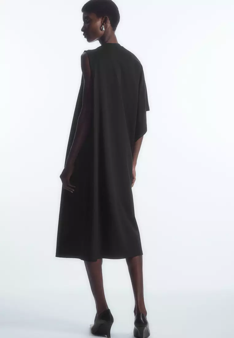 Asymmetric Jersey Dress