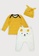 Baby 9months white and yellow Yellow Bear Baby Pyjamas Set 46175KA7697E45GS_1