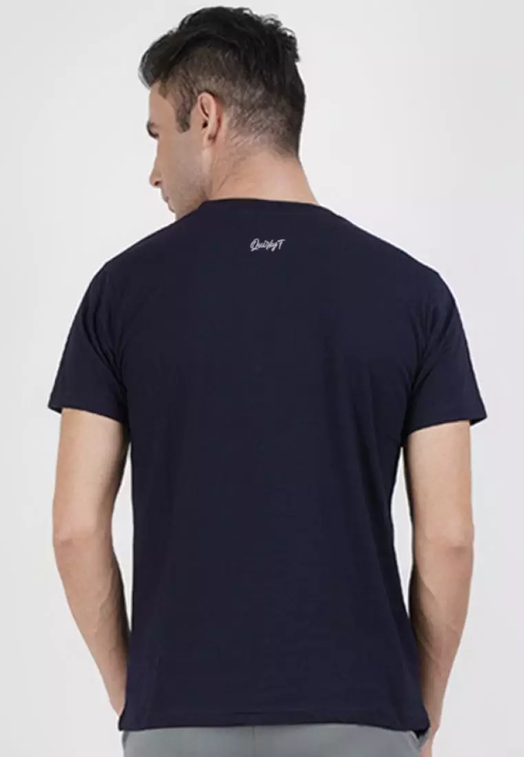 Its Me Graphic Navy Blue  Cotton Short Sleeve Essential T-Shirt