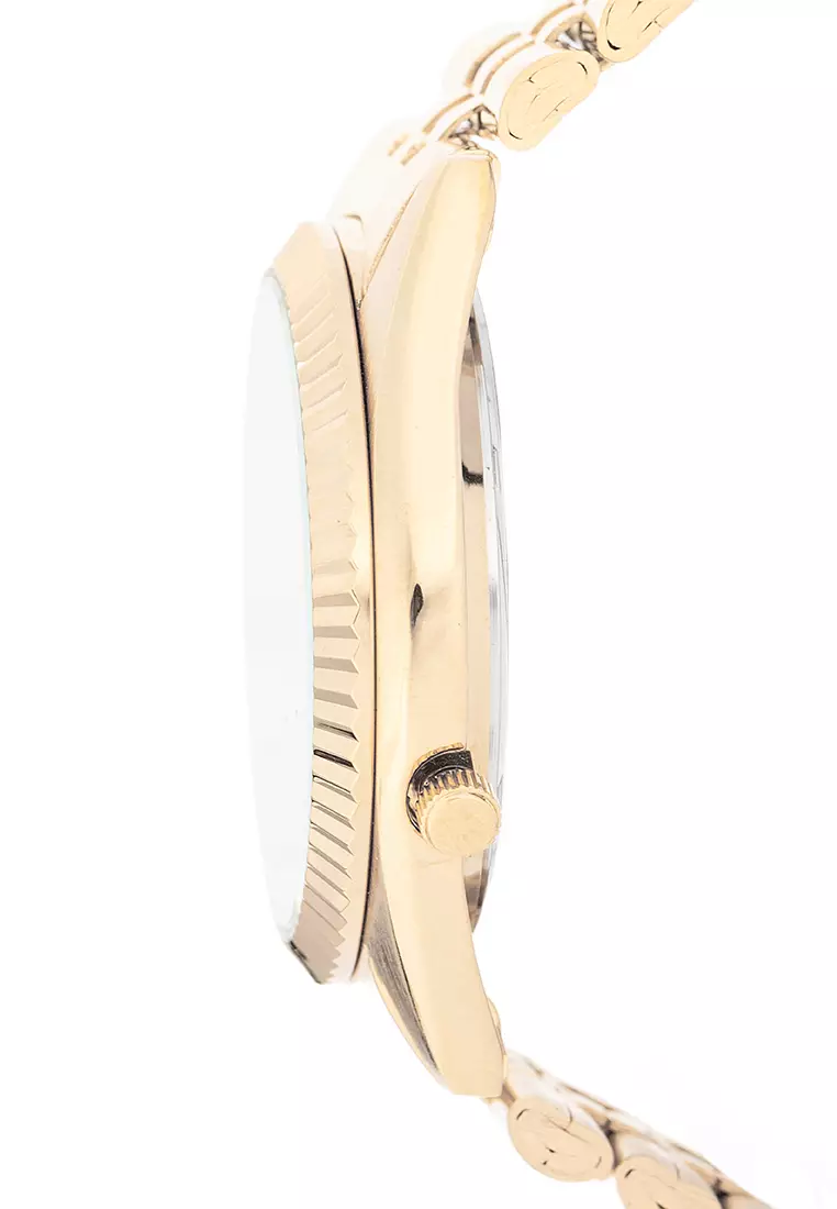 Analog Watch 20122567-Gld-Gold Dial