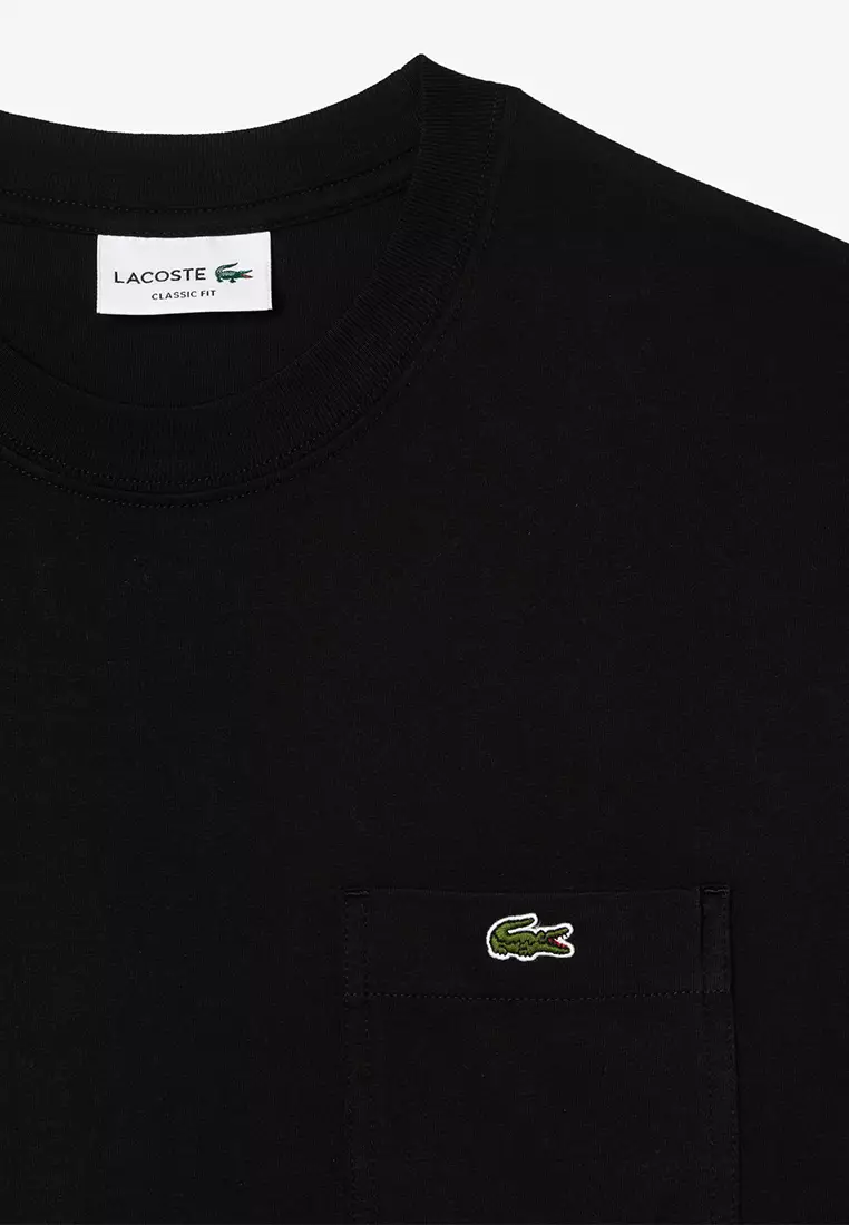 Cotton T-shirt with Breast Pocket