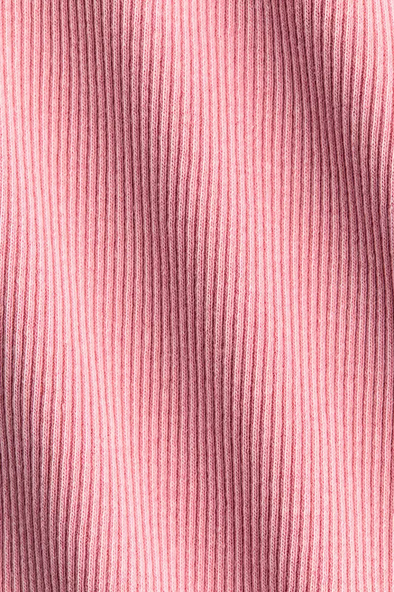 Rib-knit boat-neck top