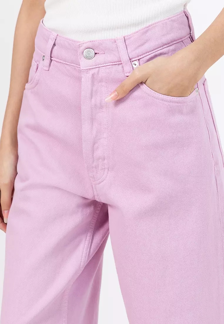 High-Waisted Mom-Fit Jeans