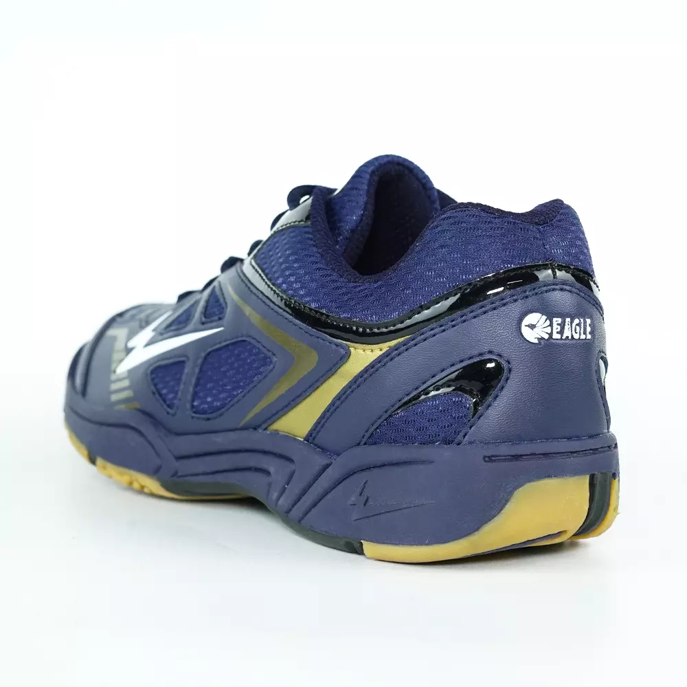 Eagle Sepatu Badminton Radiant - BIRU TUA/EMAS