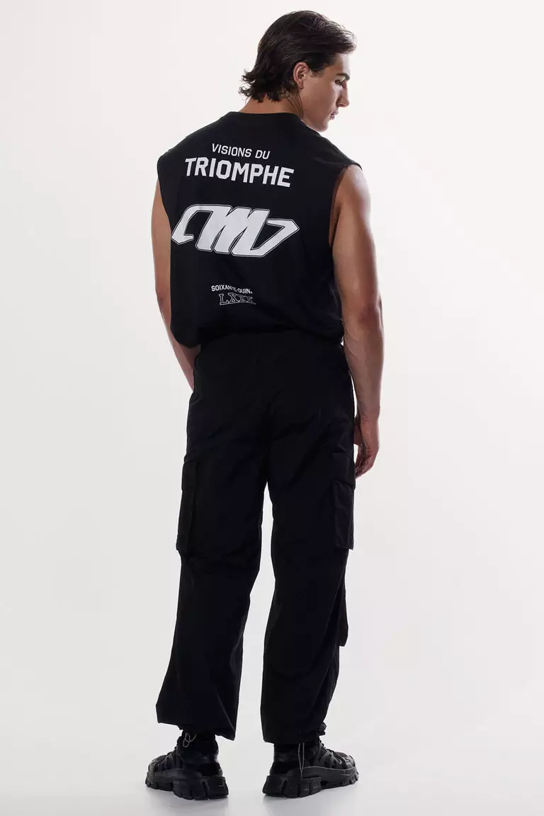 Parachute cargo trousers