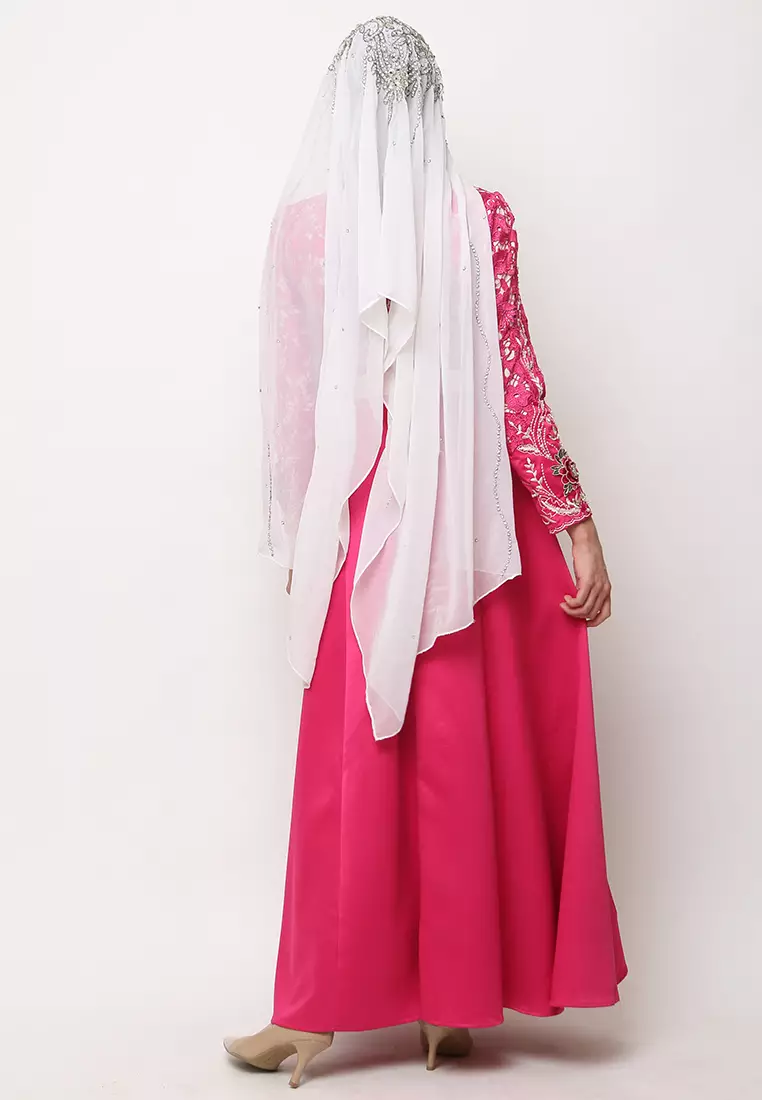 Bibiq Gamis Brokat Satin