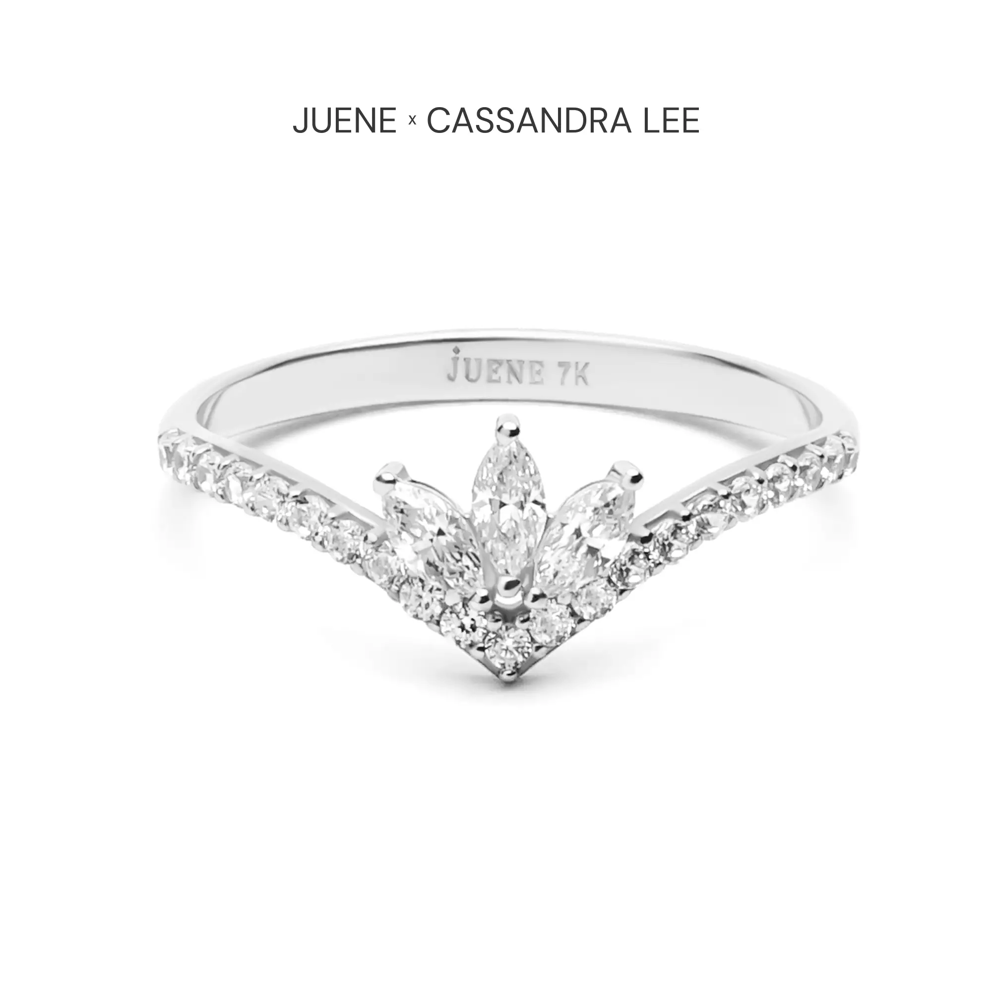 Cincin Emas 7k - Amouria Gold Ring - Juene x Cassandra Lee Enchanted Collection - Juene Jewelry